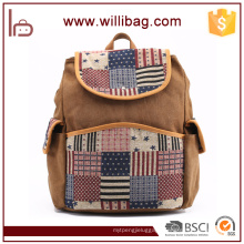 European Style Vintage Canvas Backpack Custom Made Backpacks